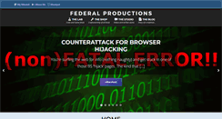 Desktop Screenshot of federalproductions.com