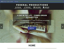 Tablet Screenshot of federalproductions.com